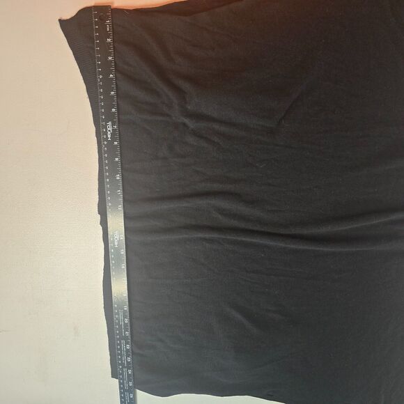 RDI Sweater Women's 1X Black Knit Long Sleeve High Low Hemline Pockets NWT - Picture 11 of 16